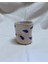 Arche Ceramic El Yapmı Seramik Kupa - Parmak Izli Espresso Bardağı - Balık Desenli - 100 ml - Tekli 1