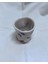 Arche Ceramic El Yapmı Seramik Kupa - Parmak Izli Espresso Bardağı - Balık Desenli - 100 ml - Tekli 5