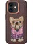 Venco iPhone 11 Cute Desenli Kapak - Koyu Kahve 1