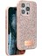 Onegif iPhone 14 Pro Max Bright Simli Kapak - Pembe 1