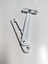 Beyaz Metal Banyo ve Pencere Makası, Dayanıklı ve Pratik Kullanım Sağlar. 4