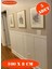 Renkli Dekoratif Duvar Çıtası 1 Paket (5 Adet), Boyanabilir, 100×8 cm 1