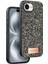 Onegif Apple iPhone 16E Bright Simli Kapak - Gümüş 1