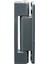 Antrasit Renkli 100MM Pvc Kapı Menteşesi Seti, Dayanıklı ve Şık Tasarım 1