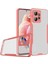 Newface Xiaomi Redmi Note 12 4g Kılıf Platin Silikon - Pembe 1