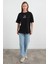 Ayıcık Baskılı Oversize Tişört 2