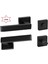 Siyah Kare Kapı Kolu ve Wc Rozetli Takım, Şık ve Dayanıklı Tasarım 4