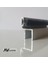 Alüminyum Cam Balkon Fitili, 8mm, 100-129 Cm, Küçük H Boyutu 1