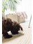 Gri Kare Silikon Yavru Köpek Yaş Mama Yeme Oyuncağı 20X20CM 2