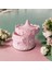 Pastel Pembe Takı ve Mücevher Kutusu 12X10 cm - Zarif ve Şeffaf Organizer 1
