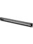 Digitus 24 Port Boş Patch Panel, Zırhlı, 1u Yüksekliğinde, Siyah Renk digitus Modular Patch Panel, Shielded, 24-Port, Blank, 1u, Rack Mount, Color Black (RAL9005) 1