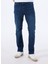 Lacivert Erkek Normal Bel Slim Fit Denim Pantolon Delaware 3