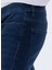 Lacivert Erkek Normal Bel Slim Fit Denim Pantolon Delaware 5