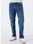 Lacivert Erkek Normal Bel Regular Fit Denim Pantolon Re.maıne 4