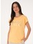 Bisiklet Yaka Açık Turuncu Kadın T-Shirt Gracey 3