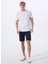 Lacivert Erkek Normal Bel Slim Fit Şort Chino_slim_shorts 1