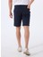 Lacivert Erkek Normal Bel Slim Fit Şort Chino_slim_shorts 7
