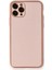 Newface iPhone 11 Pro Max Kılıf Coco Deri Silikon Kapak - Pembe 1