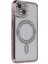 Newface iPhone 14 Kılıf Joke Simli Magneticsafe Kılıf - Pembe 1