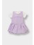 Kız Bebek 2'li Takım Basic Düz Kısa Kollu Tişört Paraşüt Elbise F8274A525SM 1