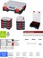 Kilitli 310X389X67 mm Çok Amaçlı Depolama Kutusu, Dayanıklı ve Şık Tasarım 2