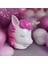 El Yapımı Unicorn Figürlü Pembe Organizer ve Saksı Biblo, Şık ve Kullanışlı Tasarım 3