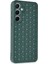 Newface Samsung Galaxy A15 4g Kılıf Petek Silikon Kapak - Koyu Yeşil 2