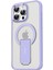 Newface iPhone 15 Pro Max Tork Magsafe Standlı Kapak - Lila 1