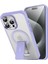 Newface iPhone 15 Pro Max Tork Magsafe Standlı Kapak - Lila 2