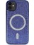 Newface iPhone 11 Kılıf Diamond Magsafe Kapak - Lacivert 1