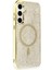 Newface Samsung Galaxy S23 Kılıf Diamond Magsafe Kapak - Gold 2