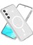 Newface Samsung Galaxy S23 Kılıf Glow Magsafe Kapak - Şeffaf 1