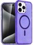 Newface iPhone 15 Pro Kılıf Glow Magsafe Kapak - Mor 1