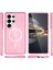 Newface Samsung Galaxy S24 Ultra Kılıf Glow Magsafe Kapak - Pembe 2