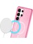 Newface Samsung Galaxy S23 Ultra Kılıf Glow Magsafe Kapak - Pembe 4