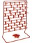 Kırmızı Tezgah Üstü Anahtar Standı 35X55 Cm, Şık ve Kullanışlı Tasarım 1