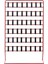 Kırmızı Tezgah Üstü Anahtar Standı 35X55 Cm, Şık ve Kullanışlı Tasarım 4