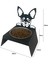 Sevimli Köpek ve Kedi Tasarımlı, Ergonomik Paslanmaz Mama ve Su Kabı Küçük Model 7