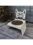 Sevimli Kedi ve Köpek Için Beyaz Paslanmaz Mama ve Su Kabı, Ergonomik ve Şık Tasarım 3
