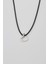 Minimalist Kalp Kolye - Pu Deri Ip Zincirli Unisex Gümüş Kaplama - 60 cm 1
