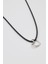 Minimalist Kalp Kolye - Pu Deri Ip Zincirli Unisex Gümüş Kaplama - 60 cm 2