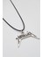 Metallica Yazılı Kolye - Pu Deri Ip Zincirli Unisex Gümüş Kaplama - 60 cm 2