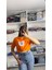 Turuncu Renkli Crops Tshirt 1