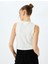 Yeni Sezon Baskılı Crop Slim Fit Bisiklet Yaka Kolsuz Atlet 4