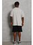 Unisex Oversize Düz Bisiklet Yaka T-Shirt - Gri 2