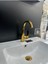 Abdestlik Altın Renk Kuğu Lavabo Bataryası 1