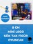 8 cm Mini LEGO Sök Tak Figür Oyuncak, Mavi, Eğlenceli ve Kreatif Tasarım 1