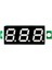 Mini Dijital Voltmetre Ekran Modülü, 0-100V, 0.28 Inç, 3 Kablolu, Kırmızı Ekran 2
