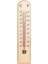 Şık Ahşap Termometre, Doğal ve Estetik Ölçüm Aracı 1