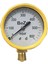 Ø63 Sarı 100 Mbar Alttan Çıkışlı Manometre 1